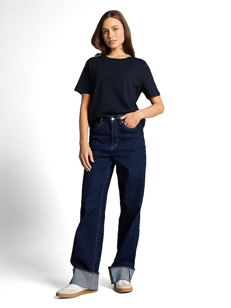Tom Tailor T-shirt Bleu Foncé Taille L Femme 6